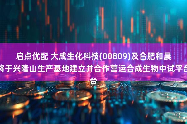 启点优配 大成生化科技(00809)及合肥和晨将于兴隆山生产基地建立并合作营运合成生物中试平台